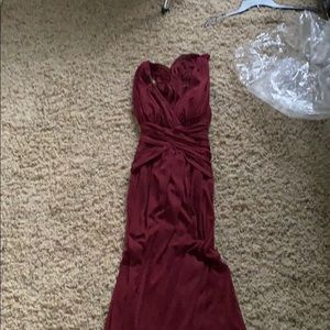 Maroon dress